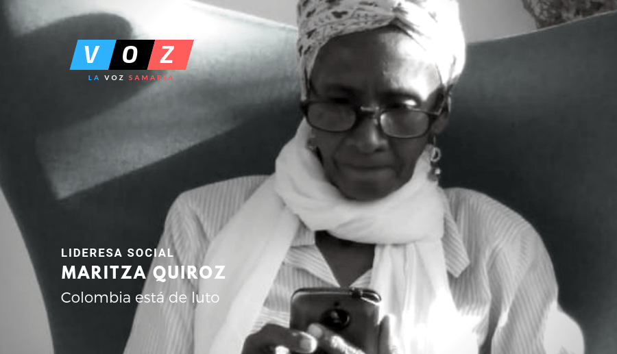 Lideresa Maritza Quiroz asesinada en su propia finca que le había sido restituida por el Estado…